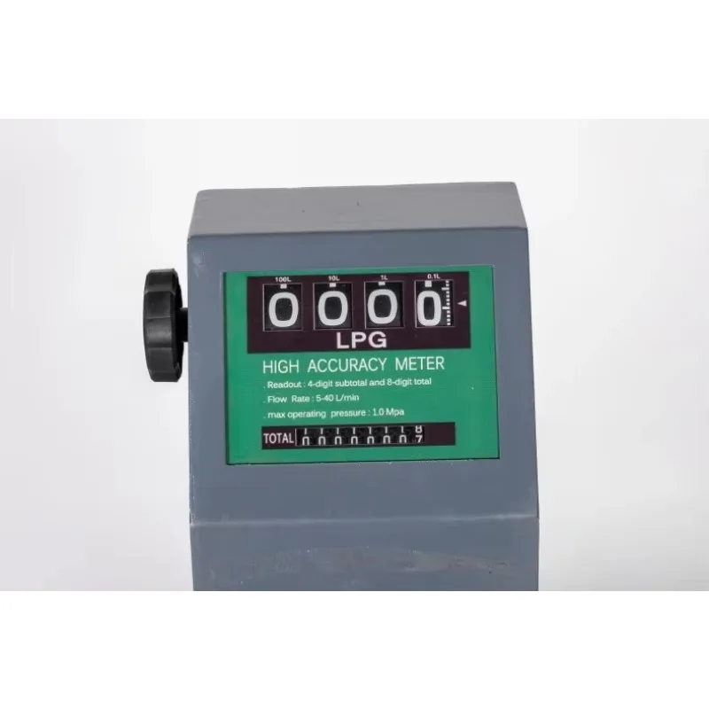 

Accurate ± 0.3% Cast Iron LPG Piston Flow Meters LPG Pump Preset Mechanical Design Dispensers For Petrol Service Equipment
