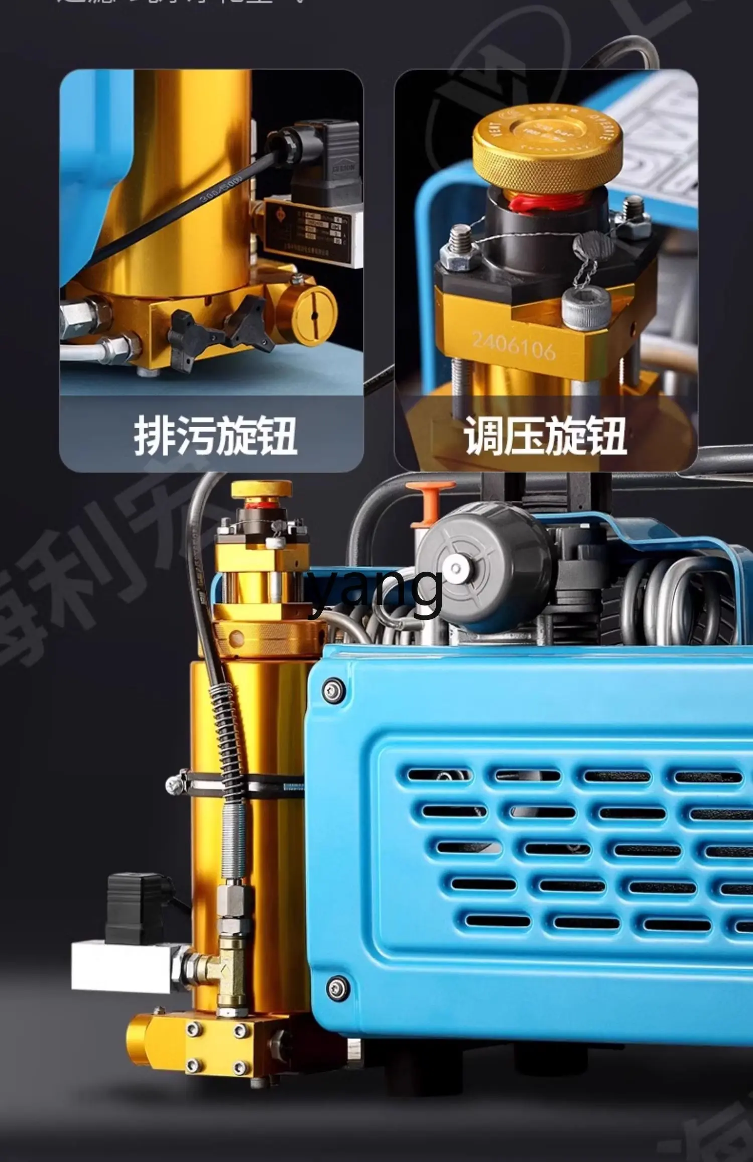 LH diving breathing high pressure air pump positive pressure air compressor