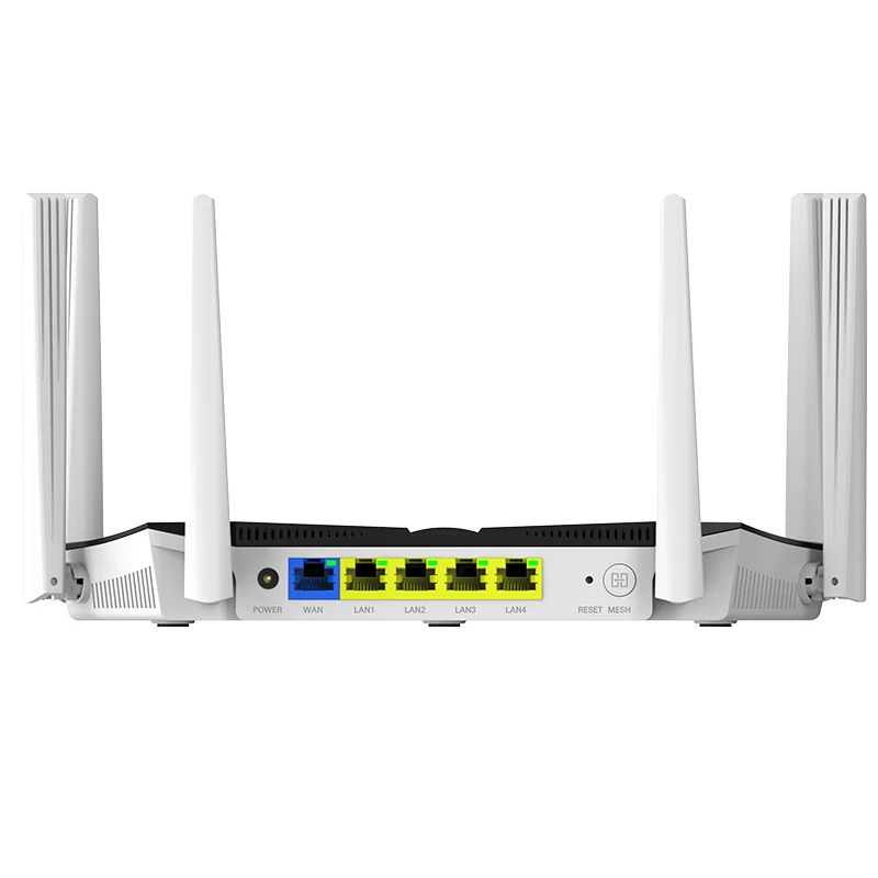 Enrutador WIFI6 AX3000 Gigabit IPV6 WPA3, repetidor de 2,4 GHz/ 5G, amplificador de señal externa, rango de antena, enrutador de malla para el hogar