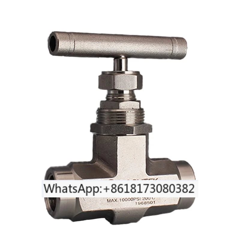 

Stainless Steel Ultra High Pressure Needle Valve 316 Forged Needle Valve Globe Valve 10000Psi Panel 70Mpa