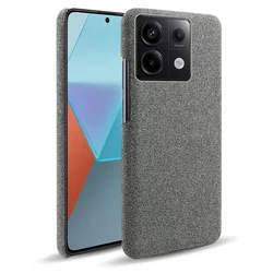 For Redmi Note 13 Pro 5G Case Luxury Fabric Antiskid Cover For Redmi Note13 Pro 5G 2312DRA 50C 50G 50I 2312CRAD3C Cloth Case