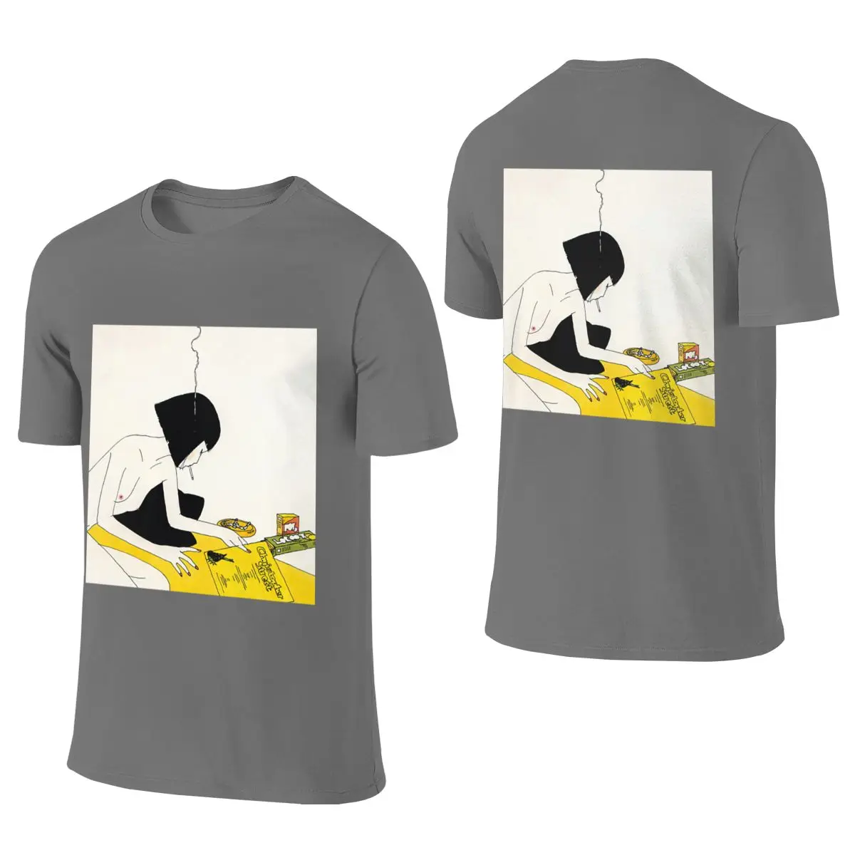 Lamp - Dream (Yume) Standard Shoulder Reversible T-shirt Artistic Boy Home Comfort Tees