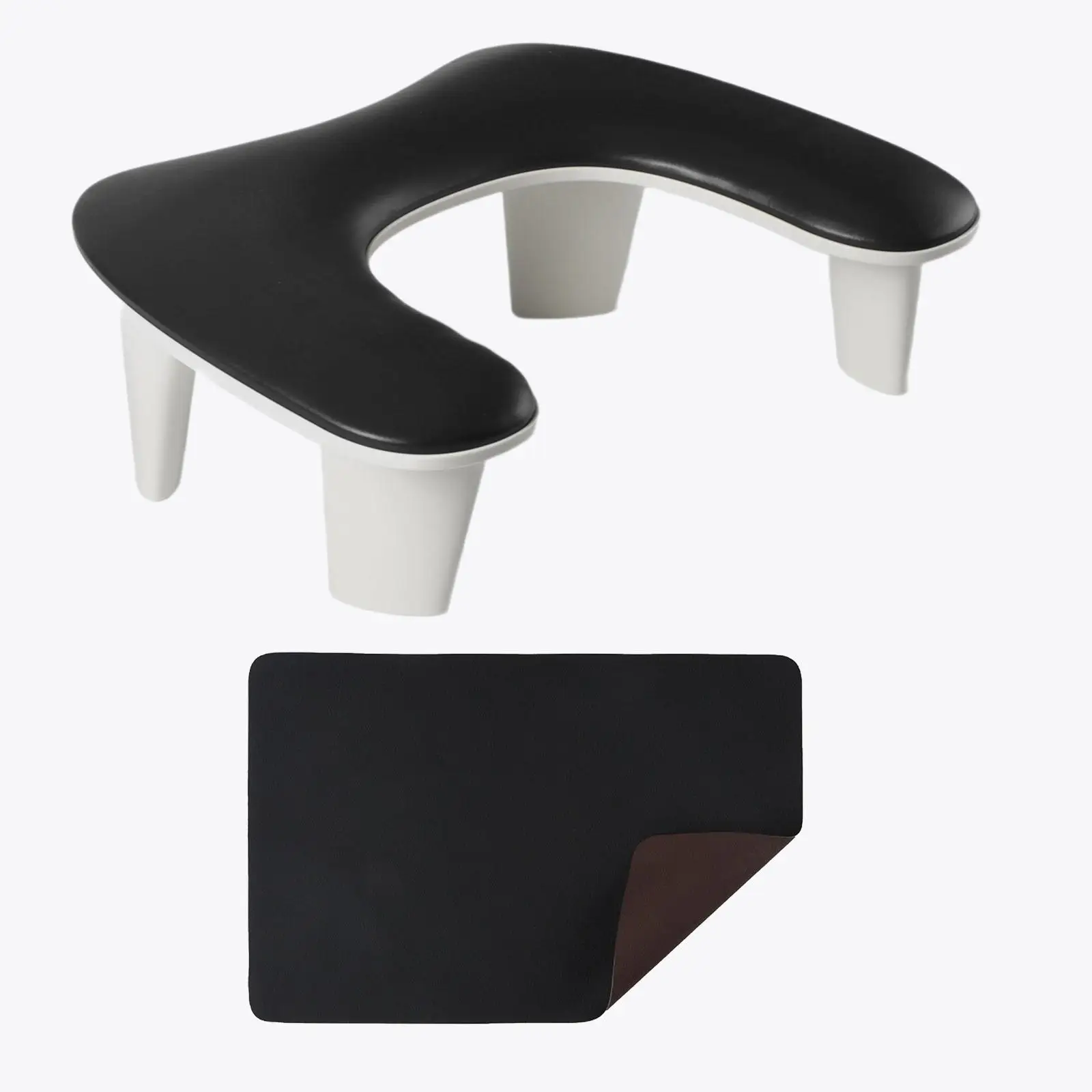 Nail Pillow Manicure Armrest Multifunction Portable Manicure Cushion with Mat Nail Handrest Stand for Activities Living Room