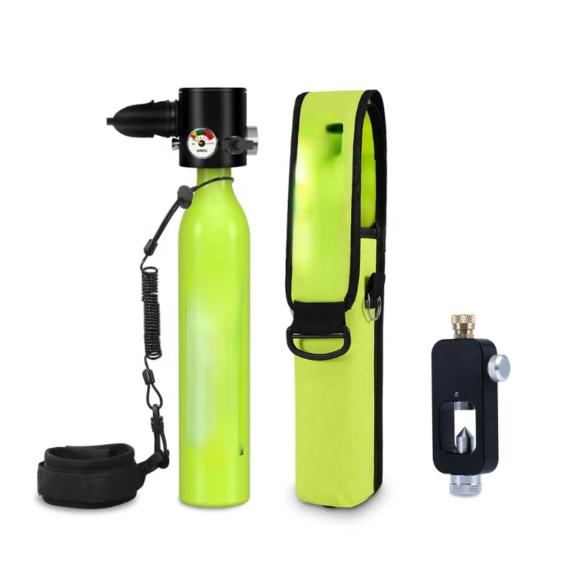 

0.5L Mini Scuba Tank high pressure air oxygen cylinder Scuba Tank Diving Equipment for Underwater Breathing