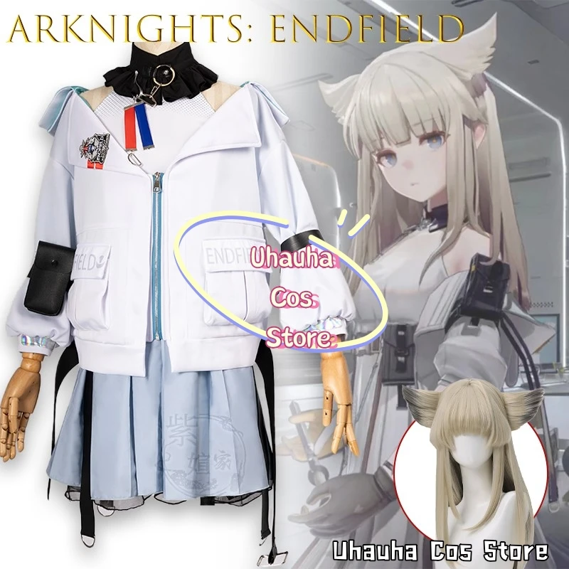 

{Uhauha Cos}Arknights Endfield Perlica Anime Style Role Play Costume Cosplay Halloween Disfraz Mujer Косплей 코스튬 Full Set
