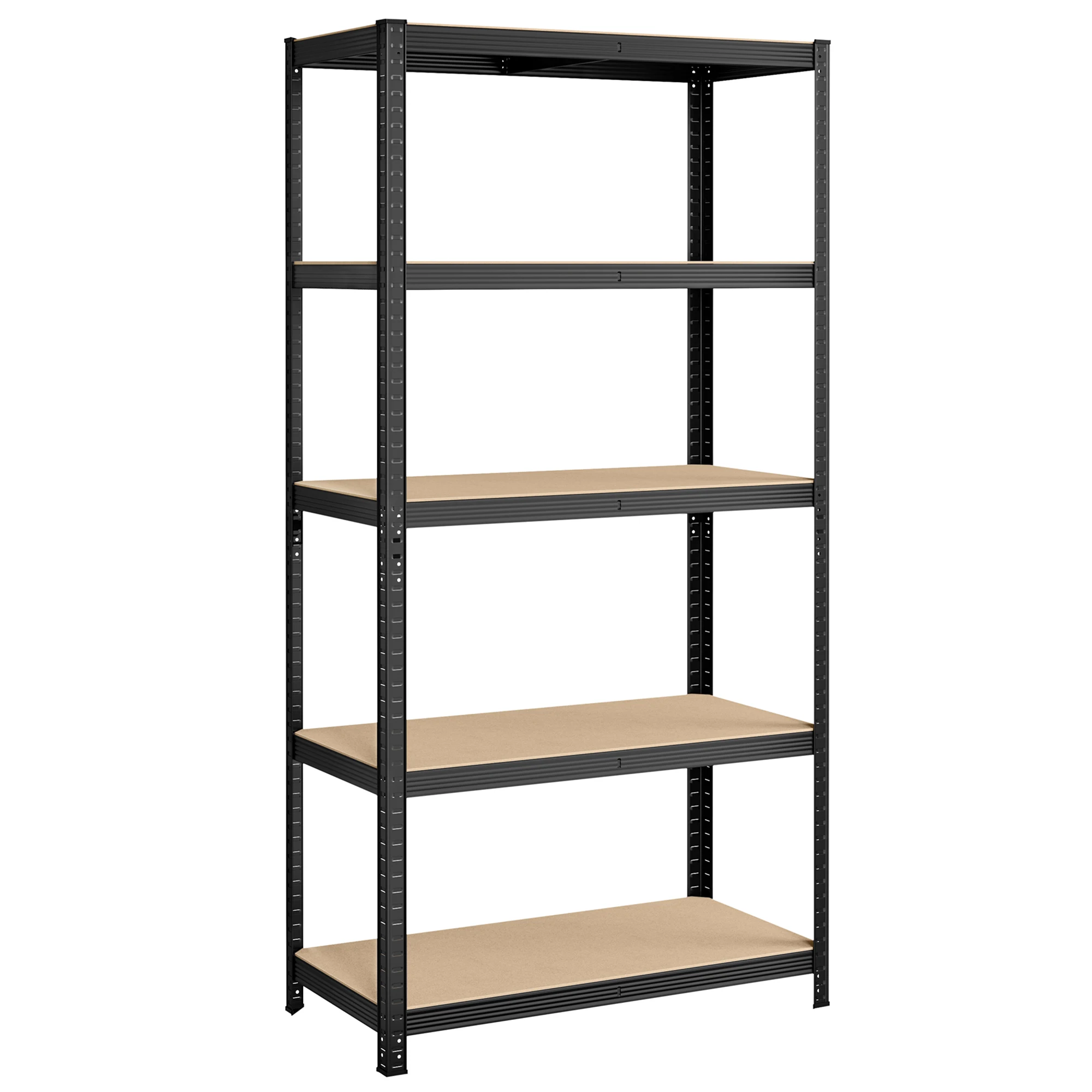 SONGMICS Shelving Unit, 50 x 100 x 200 cm, 875 kg Load Capacity (175 kg per Shelf), Industrial, Adjustable Storage Shelves