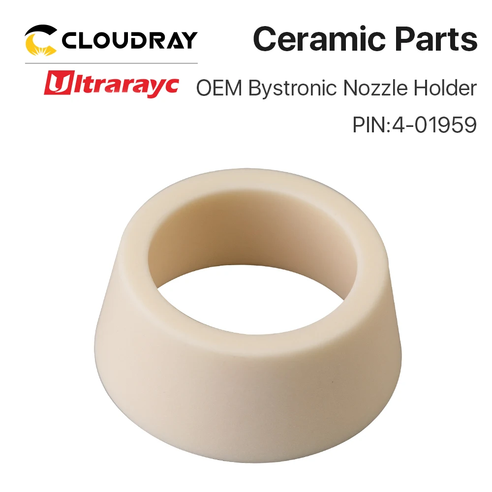 Ultrarayc D26 Ceramic Parts Nozzle Holder for Bystronic Cutting Head Nozzle Holder Ref.4-01959