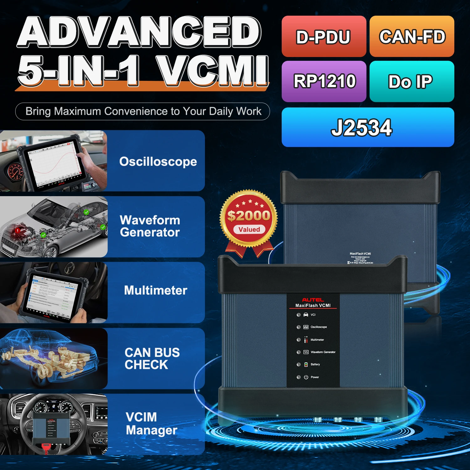 Autel MaxiSys Ultra EV Intelligentes EV-Diagnosegerät mit EVDiag Kit VCMI EV Hochspannungssystem-Batteriepack-Analyse PK Ultra – Detail 8