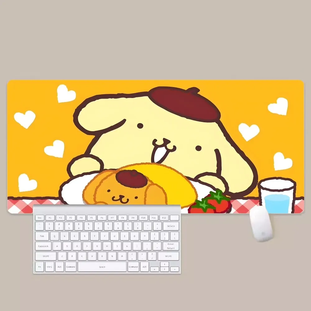 Mousepad anjing p-pudding lucu produk baru alas Mouse Gaming besar L XL XXL alas Mouse Gamer ukuran untuk alas Keyboard