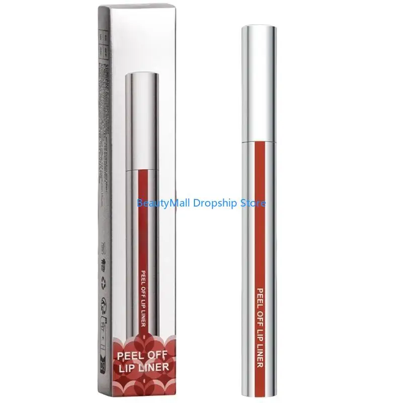 40JD Peels Offs Stain Lip Liner, Última tatuagem Liner Peels Offs Finish