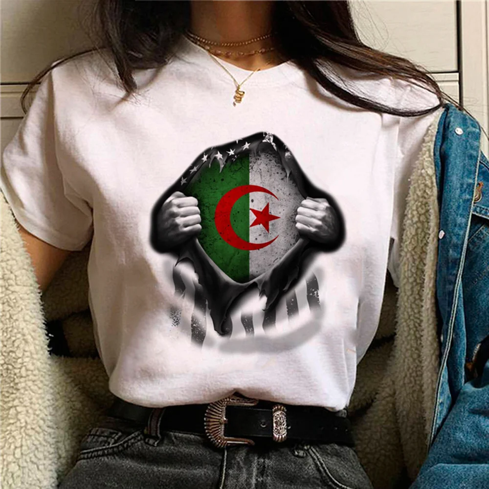 Algeria Tee women graphic t-shirts female Japanese manga comic clothes