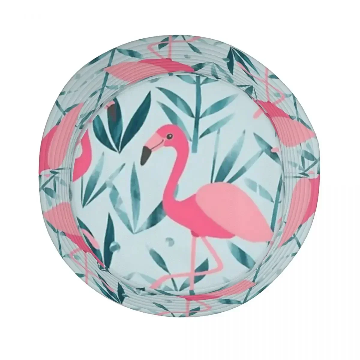 فلامنغو الصبار الاستوائية روبر قبعة بحافة بنما قبعة الأطفال بوب القبعات في الهواء الطلق موضة صياد القبعات لصيف قبعات الصيد #4