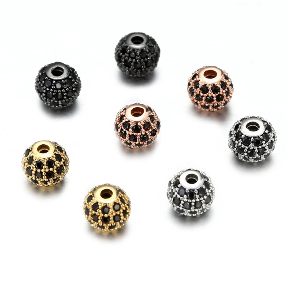 

10 PCS Beads for Jewelry Making Bracelet Loose Metal Setting Bracelets Golden