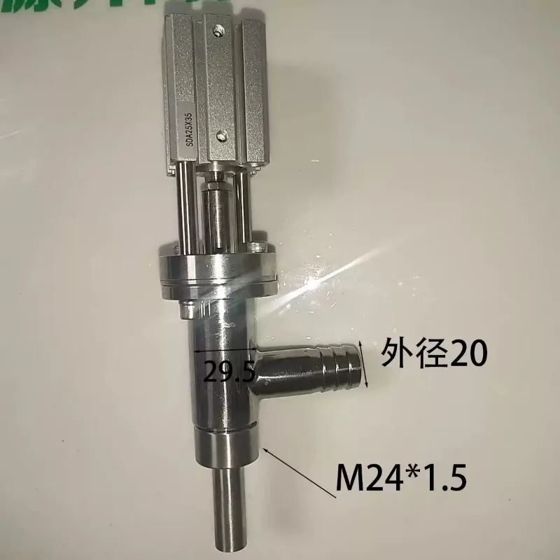 With cylinder paste 16 25 discharge nozzle, filling machine discharge nozzle, anti-drip filling head