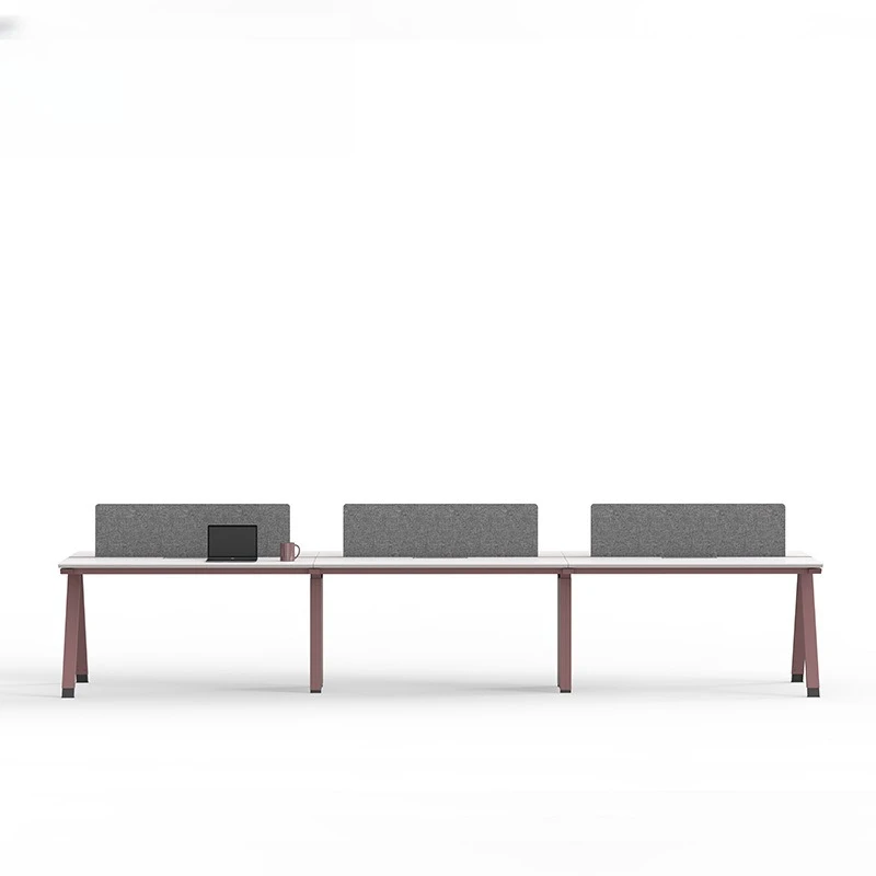 Staff space Office desk Simple modern staff screen Workstation