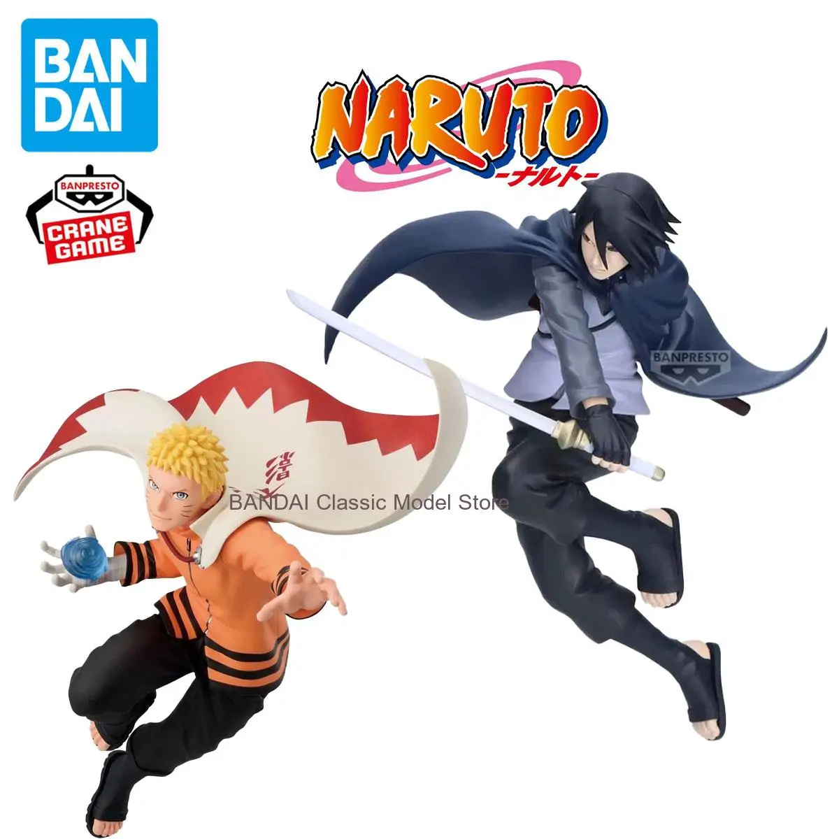 

Original Bandai Banpresto Naruto Vibration Stars Uzumaki Naruto Uchiha Sasuke Pvc Anime Figures Action Figure Model Toys Gift