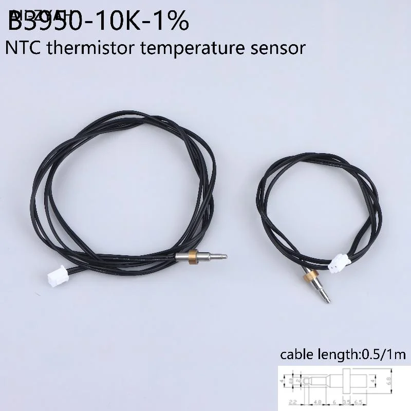 【A1】NTC 10K 3950 Thermistor Temperature Sensor Waterproof Thermistor Probe 50/100CM For Water Heater Coffee Machine Dispenser