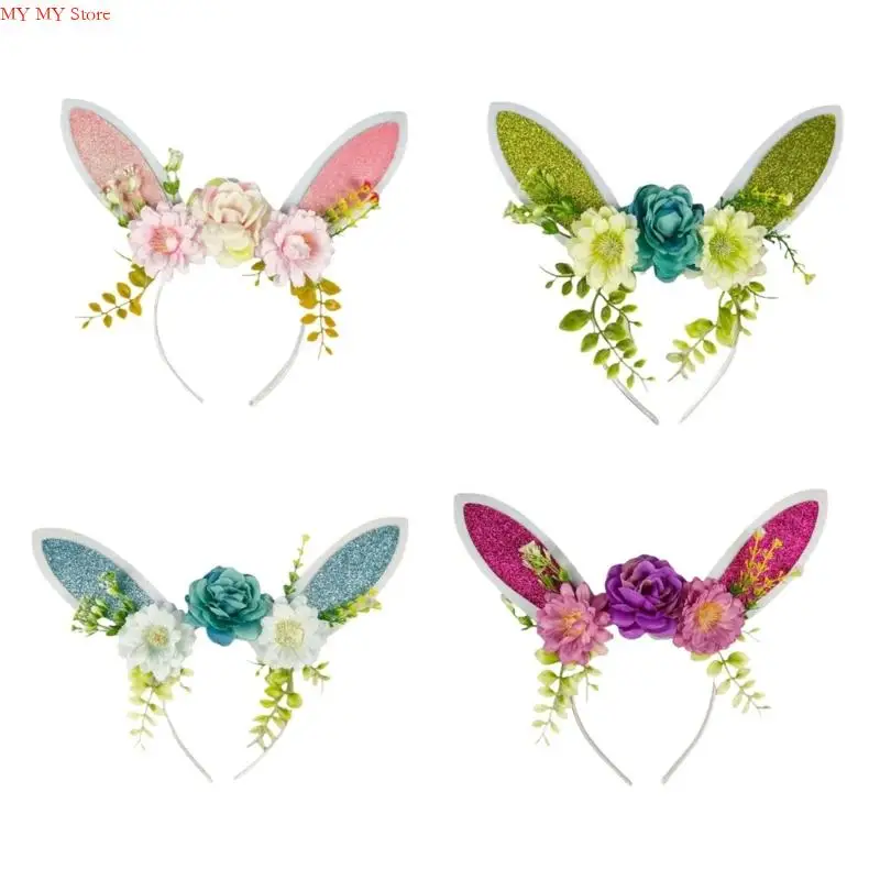 

Role Hare Ear Headwear For Halloween Parties Costume Accessories Light weight Adjustable Role Play Prop