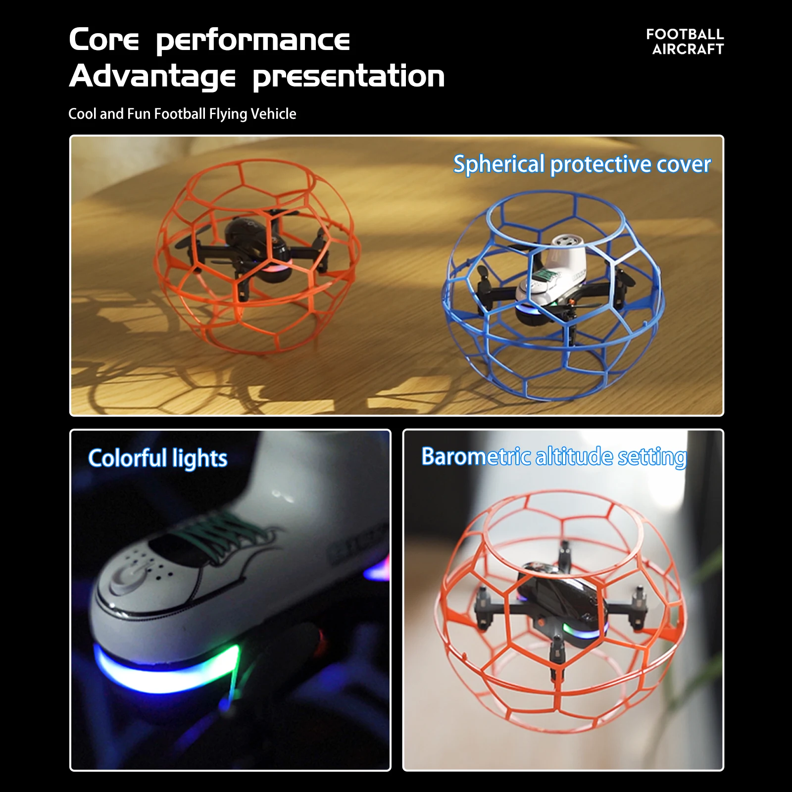 2026 New YL16 Flying Ball Spin - Drone Ball Rc review and price