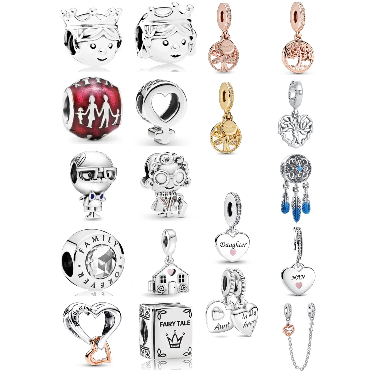 

New 925 Sterling Silver House Queen Dreamcatcher Pendant Bead Fit Original Charms Bracelet Necklace JewerlyTrinket