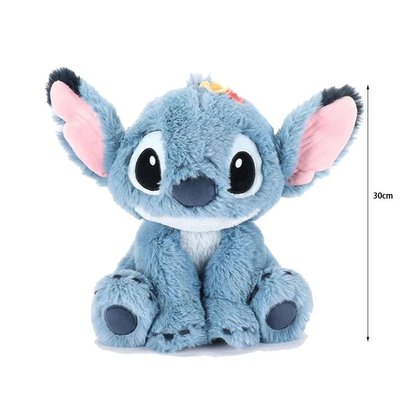 Disney Stitch 30CM juguete de peluche Anime Lilo & Stitch juguetes de peluche Kawaii dibujos animados lindo almohada muñeca juguetes niños regalo de cumpleaños