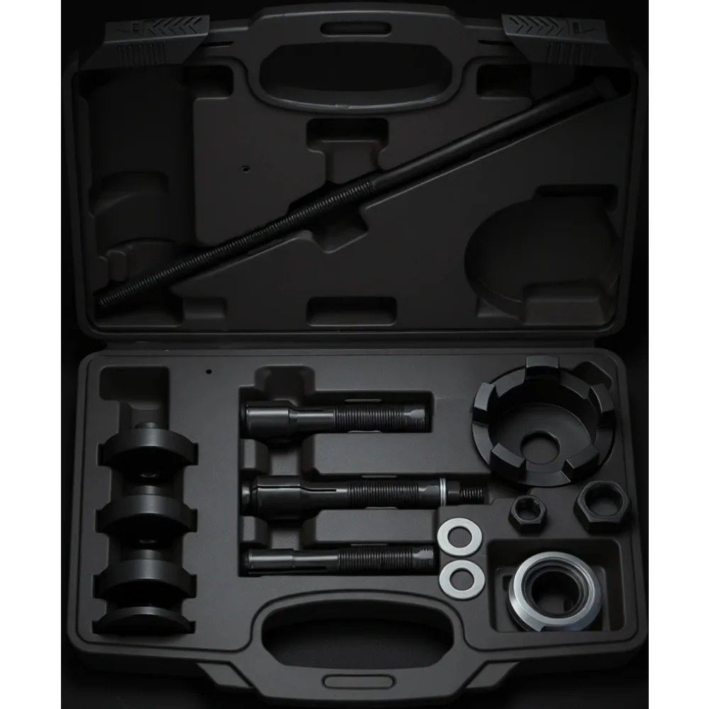 

Набор инструментов для снятия и установки подшипников мотоциклетных колес, 18 предметов, для подшипников 25 мм, 0,75 дюйма, 1 дюйм