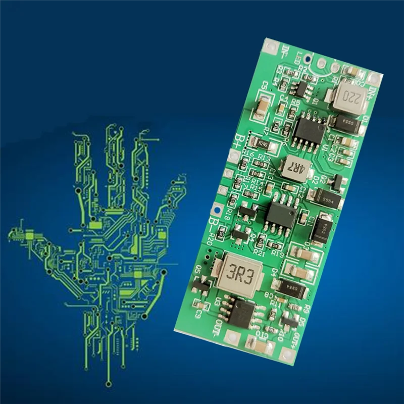 -A20Z Li-Lítio 18650 Módulo de carregamento de bateria Módulo de impulso ajustável DC12V Step Up Boost Module DIY Kit Parts