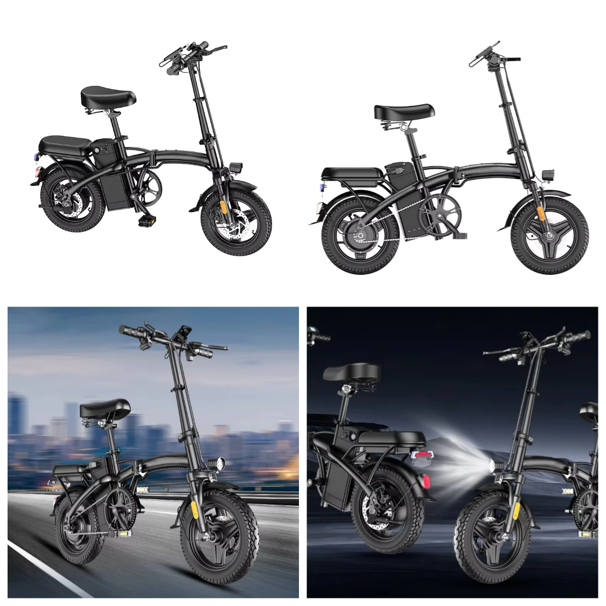 

Lvyuan Wholesale Lightweight 350W 450W 48V Electric Road Bike Aluminum Alloy Foldable Mini Bicycle 3 Speed E-Bike