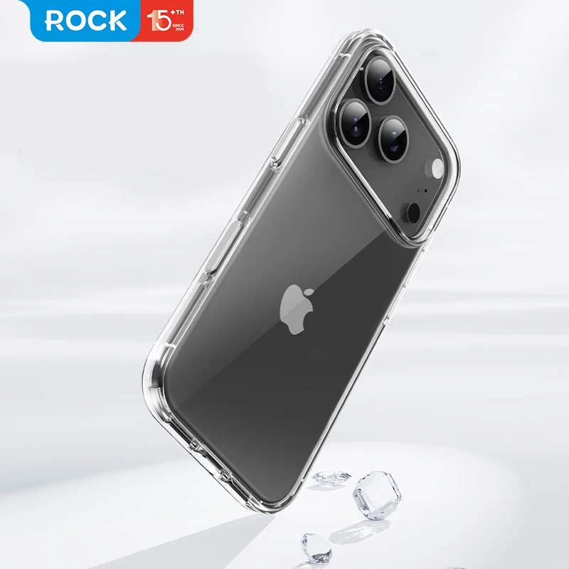 

Чехол для iPhone 17 Pro Max 17 Pro, прозрачный чехол из ПК + ТПУ с защитой от царапин для iPhone 17