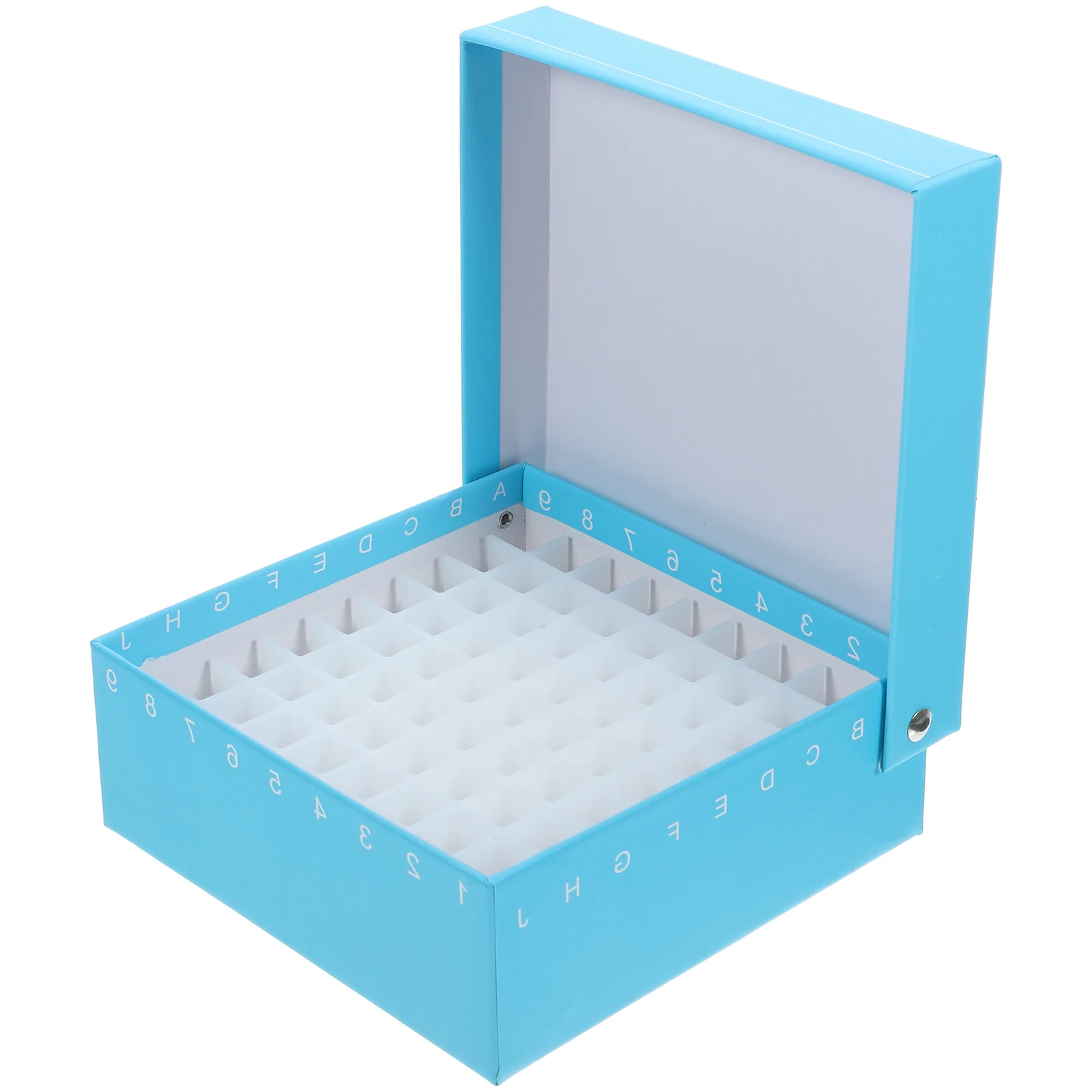 

Tube Box 81 Wells Microcentrifuge Holder Plastic Container for Freezer Equipment Teaching Supplies