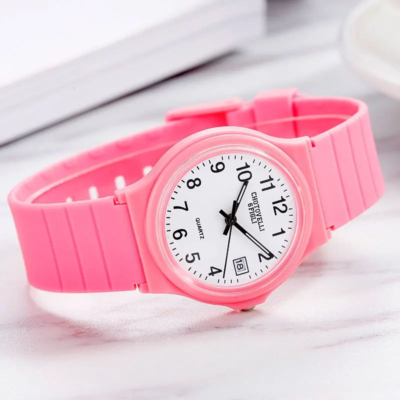 2022 Fashion Waterproof Casual Sport Watch for Women Calendar Simple Unisex Gel Band Quartz Wristwatches Reloj Mujer часы