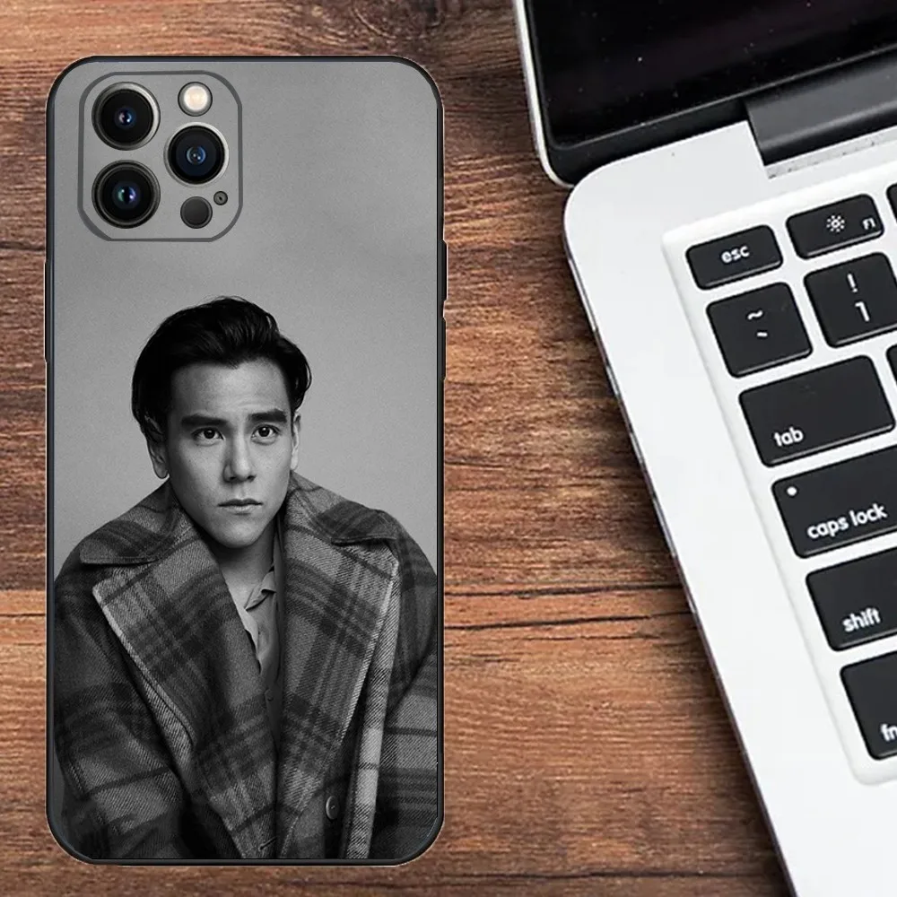 Eddie Peng Actors Phone Case For Apple iPhone 15,14,13,12,11,XS,XR,X,8,7,Pro,Max,Plus,mini Silicone Black Cover