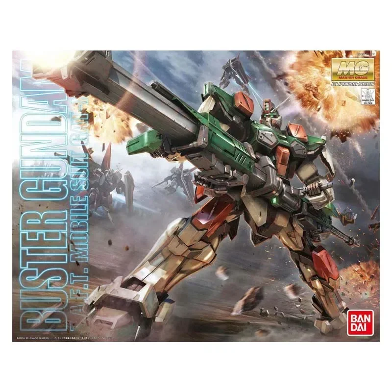 Bandai MG GAT-X103 Buster Mobile Suit Gunpla Action Figure Gundam Model Kit Anime Figure Giocattoli per Ragazzi Regalo per bambini