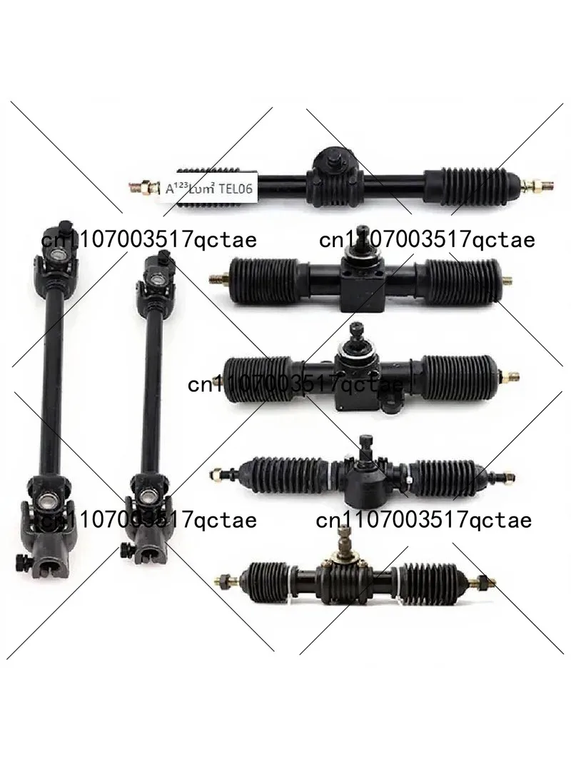 Go Kart Power Steering Rack Pinion Assembly for DIY ATV UTV Buggy Quad Karting Accessories