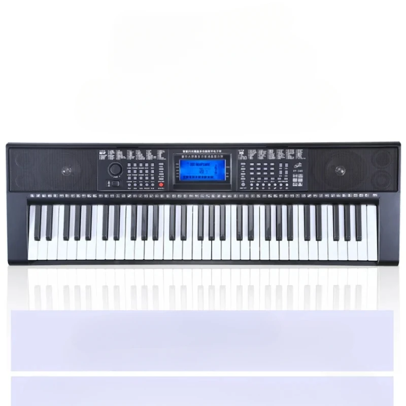 Adult Electronic Keyboard 61 Key Black Synthesizer Electronic Keyboard Stand Basis Tastiera Musicale Musical Instruments EI50EK