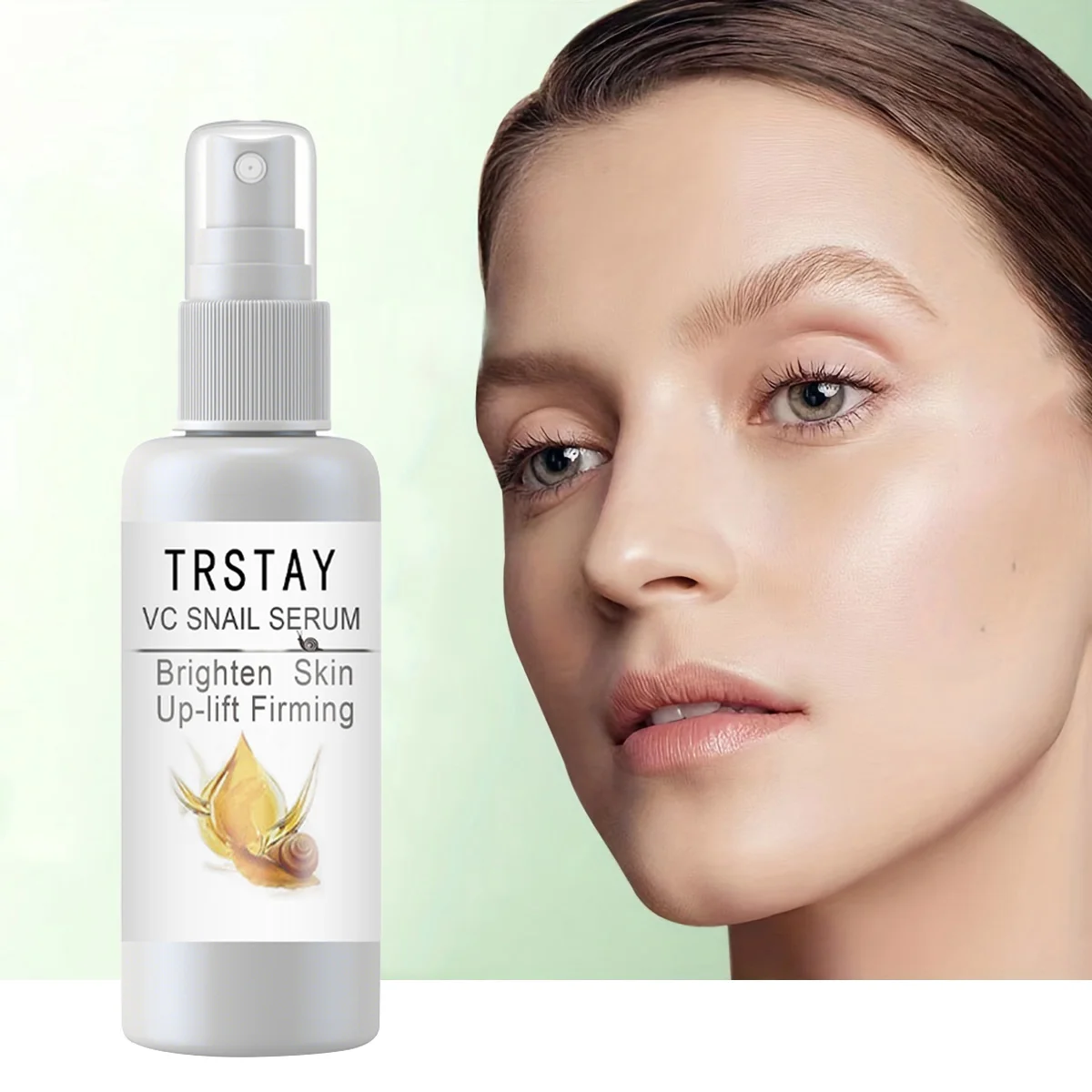 TRSTAY VC Snail essence Facial Repair essence Red Pore Whitening Shrinking Skin Brightening spray