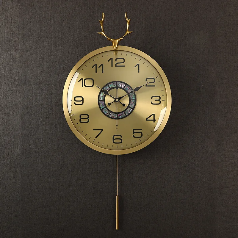 حديث، فاخر خفيف، غرفة معيشة، ساعة حائط، منزل، موضة، صامتة، ساعة