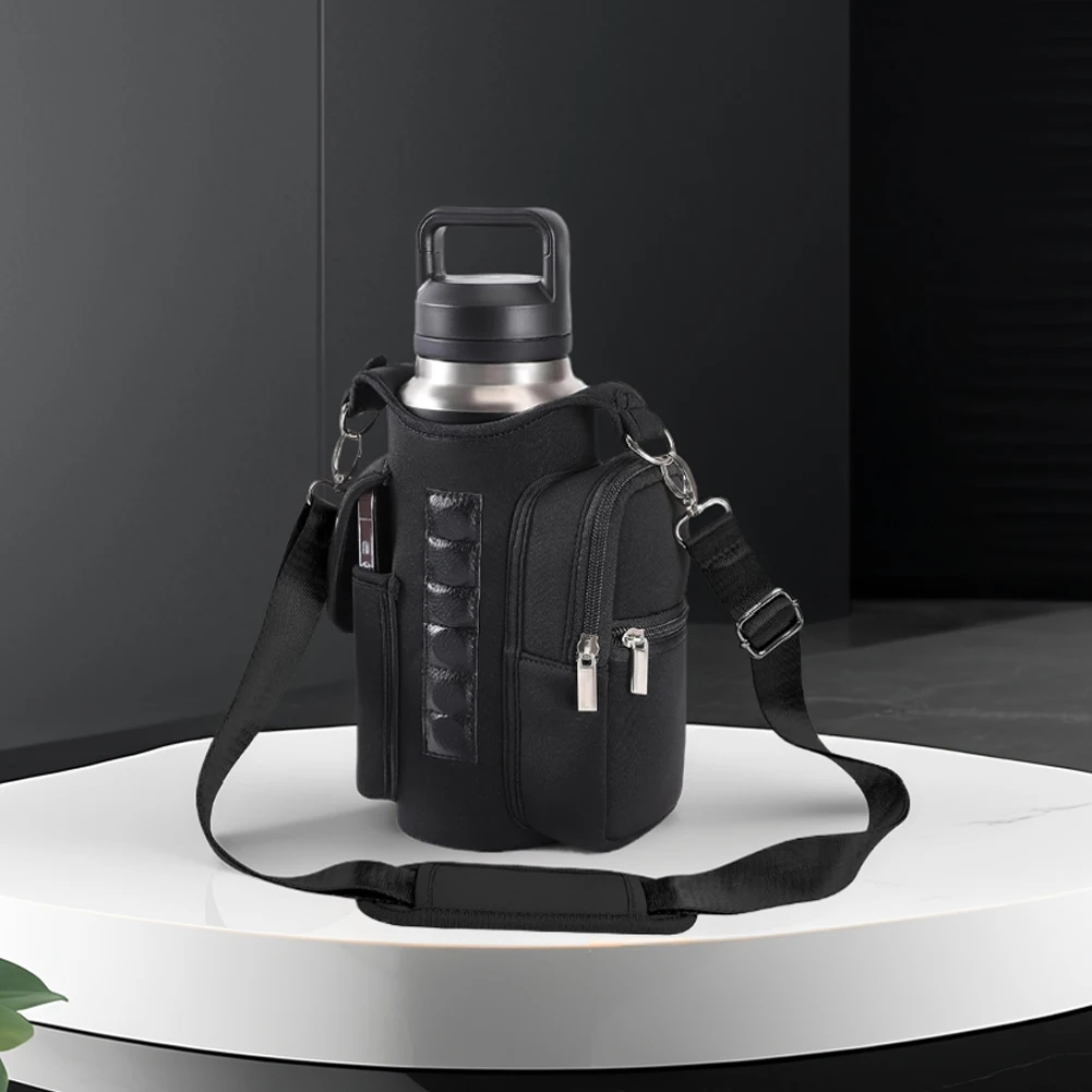 

Magnetic Gym Bag Water Bottle Bag Crossbody Water Bottle Pouch Phone Holder for Men Women Fitness Travel Sports