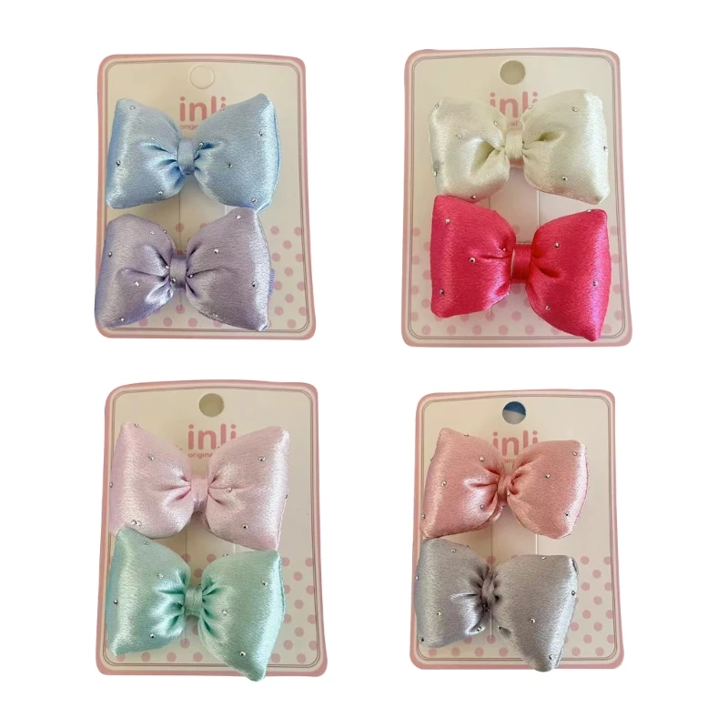 Padded Side Hair Clip Hair Bows Women Hair Barrettes Braids Hair Styling Tool