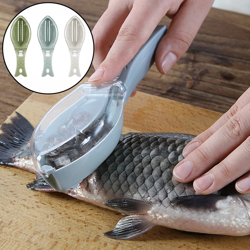 1PC Fish Tools Fast Cleaning Fish Skin Plastic Fish Scales Brush Shaver Remover Cleaner Descaler Skinner Scaler Fishing Tools