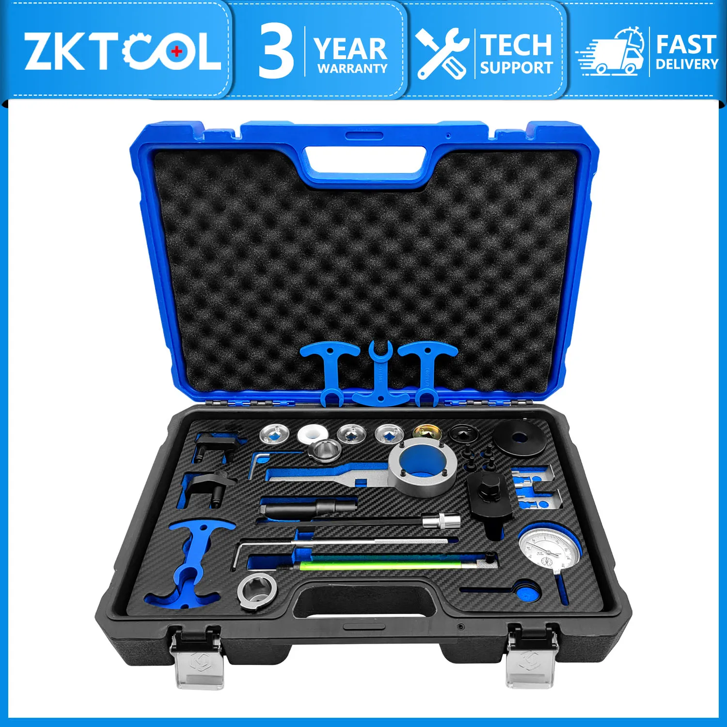 EA888 Crankshaft Timing Position Tool Set for Volkswagen Audi 1.8 2.0 TSI TFSI, OEM T10352 T40196 T40271 T10368