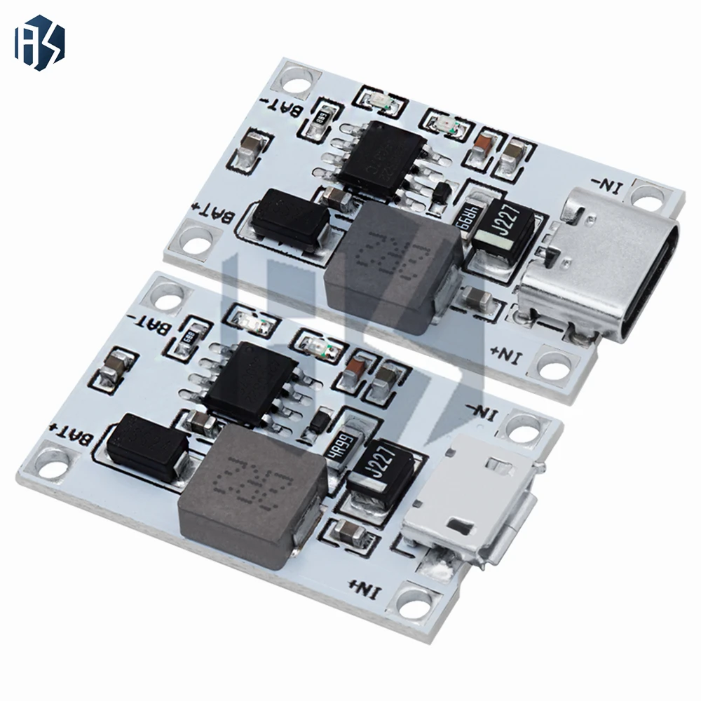 Módulo de carregador de bateria de lítio 5V 2A - Placa de proteção de impulso 2S 7.4V/8.4V para Li-Po/Li-ion 18650 DIY Power Bank