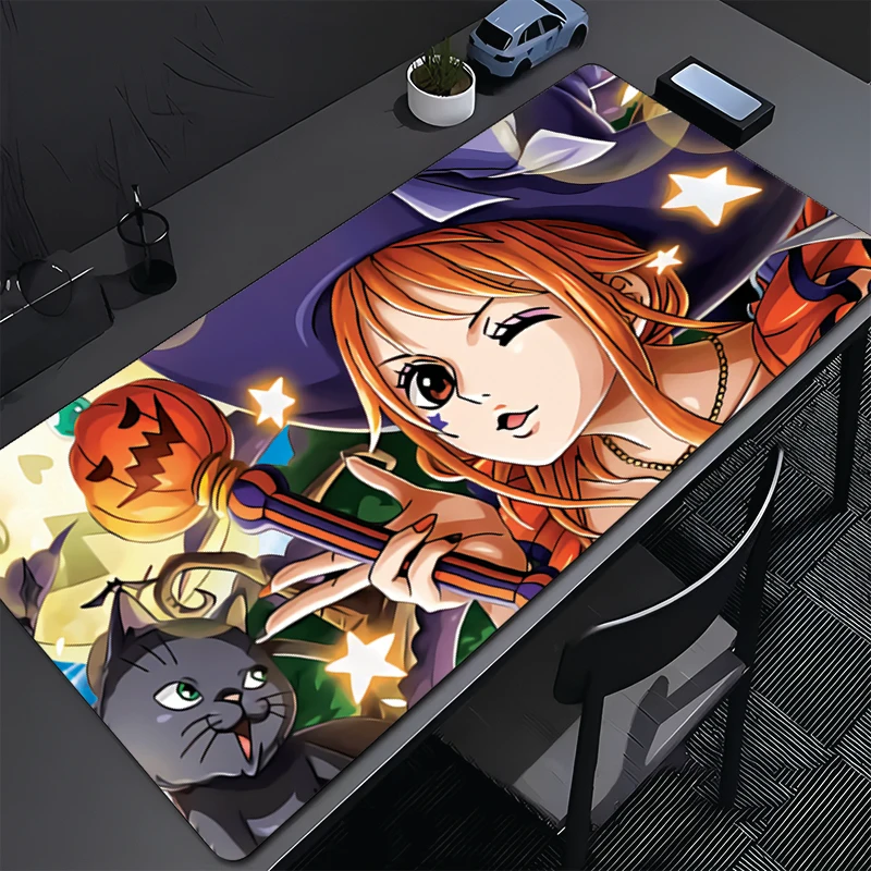 

Gaming Mouse Pad ONE PIECE Nami Gamer Computer Accessories Keyboard Table Mat Mousepad Company Laptop Desk mat PC Anime Mousepad