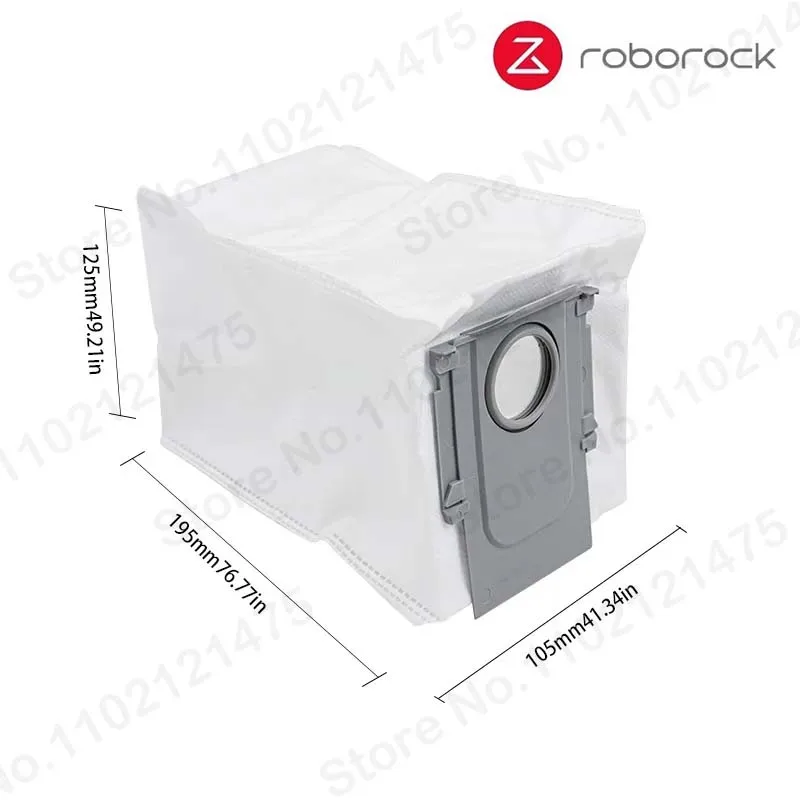 High Capacity Garbage Bag Parts For Roborock Qrevo Pro Qrevo MaxV P10 Pro P10S Pro V20 Robot Vacuum Cleaner Dust Bag Accessories