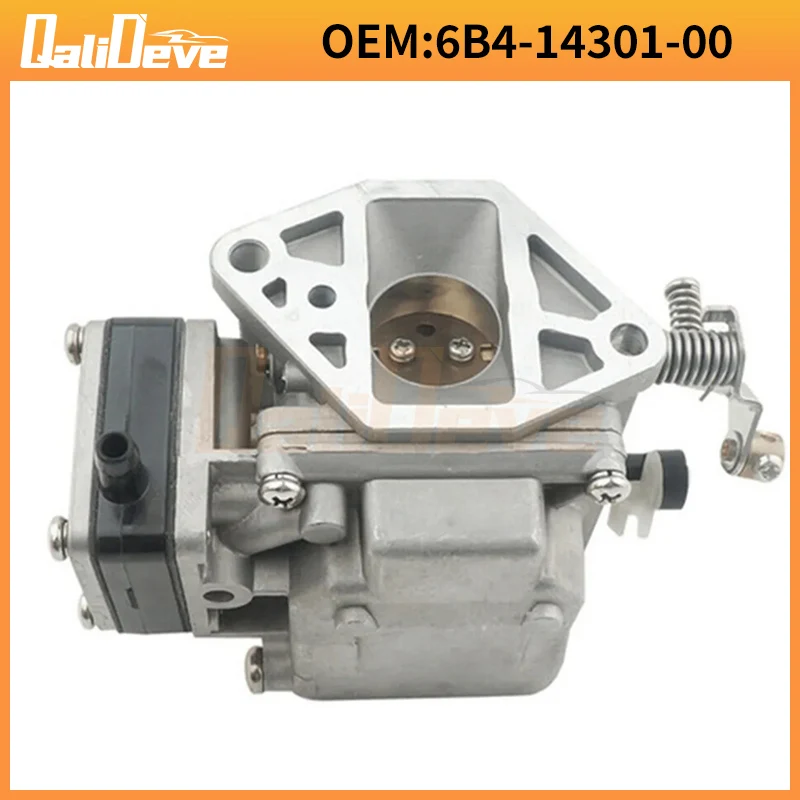 

6B4-14301 Carburetor For Yamaha Outboard Motor 2 Stroke 9.9HP 15HP EARROW 15HP 6B4-14301-00 6B414301 Boat Engine Carburetor Assy