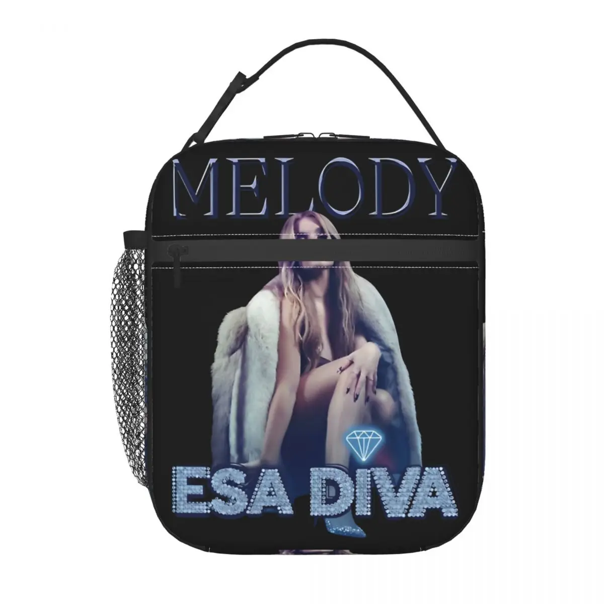 

Melody - That Eurovision 2025 Diva Изолированные пакеты для обеда Контейнер для еды Многоразовый холодильник Термальные ланч-боксы для работы