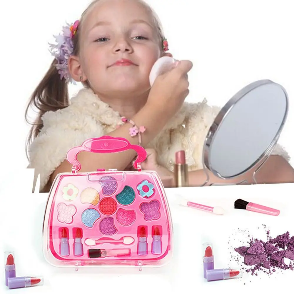 Set di simulazione di bellezza spettacoli di festa vestire il Set di giocattoli per il trucco Set di trucco per ragazze per bambini scatola per medicazione ecologica