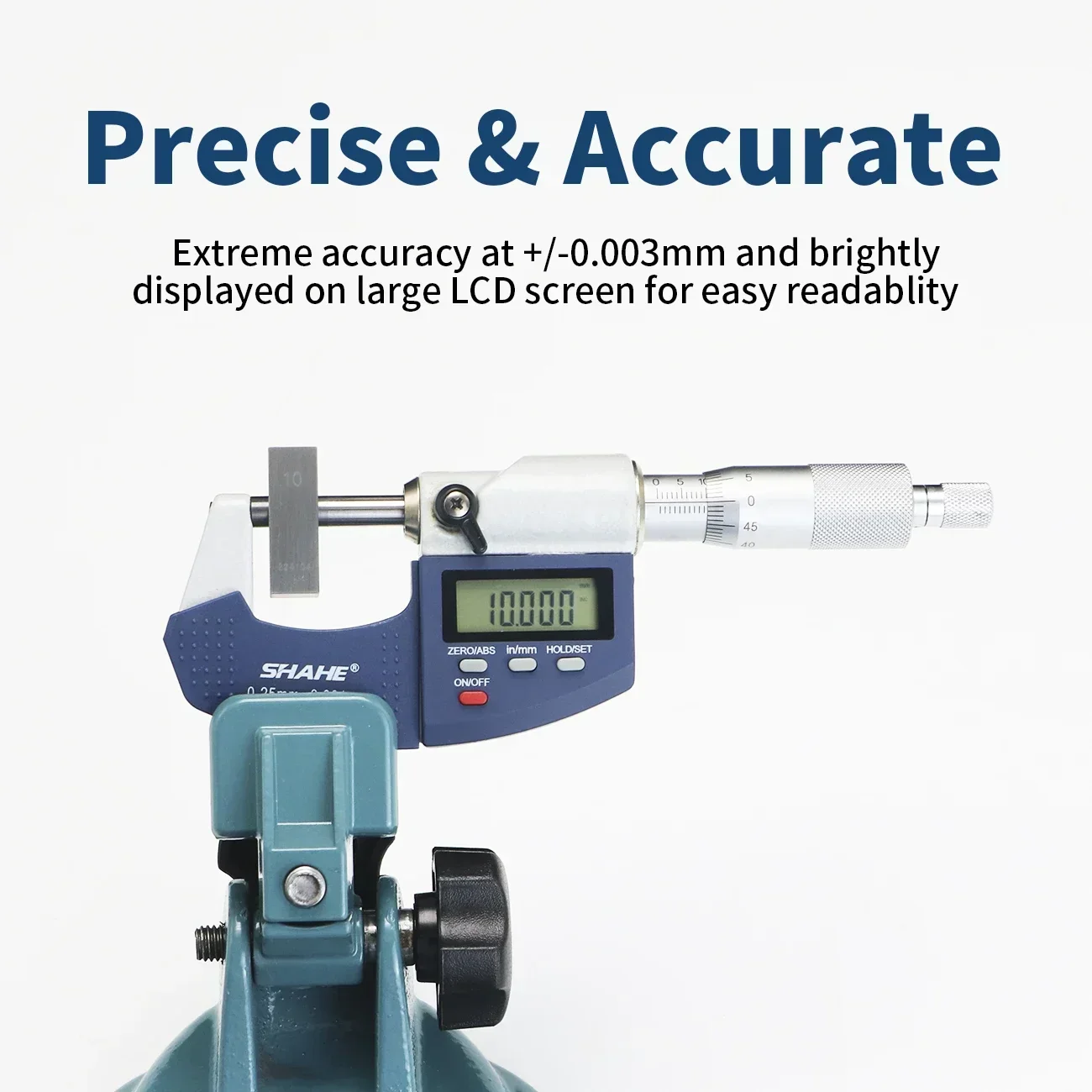 SHAHE 0-25mm Digital Micrometer With Scale Line Electronic Outside Micrometer 0.001mm Micrometer Gauge