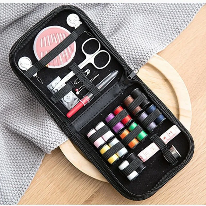 Portable 10Pcs/set Sewing Kit Mini Travel Household Sewing Box Set Sewing Storage Bags DIY Sewing Kit Box Sewing Accessories