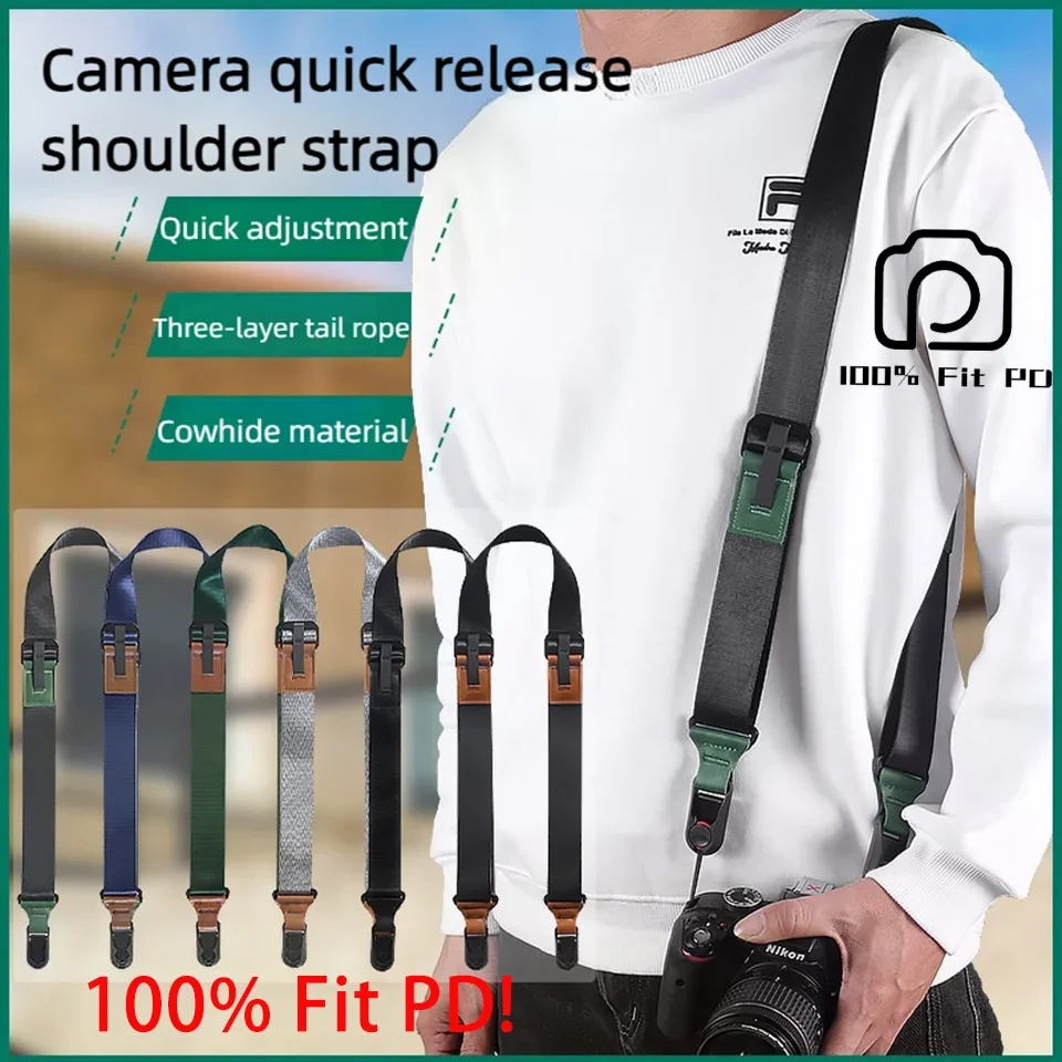 Camera Strap Nylon Adjustable Shoulder Neck Belt Quick Release Sling for Nikon Canon SLR DSLR Digital Camera Convenient Shoot